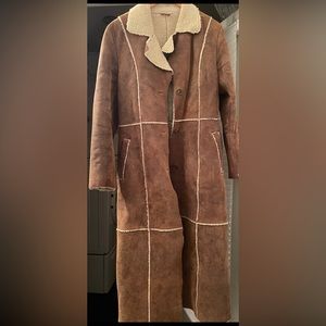 Wilsons leather long fur jacket lightly used
